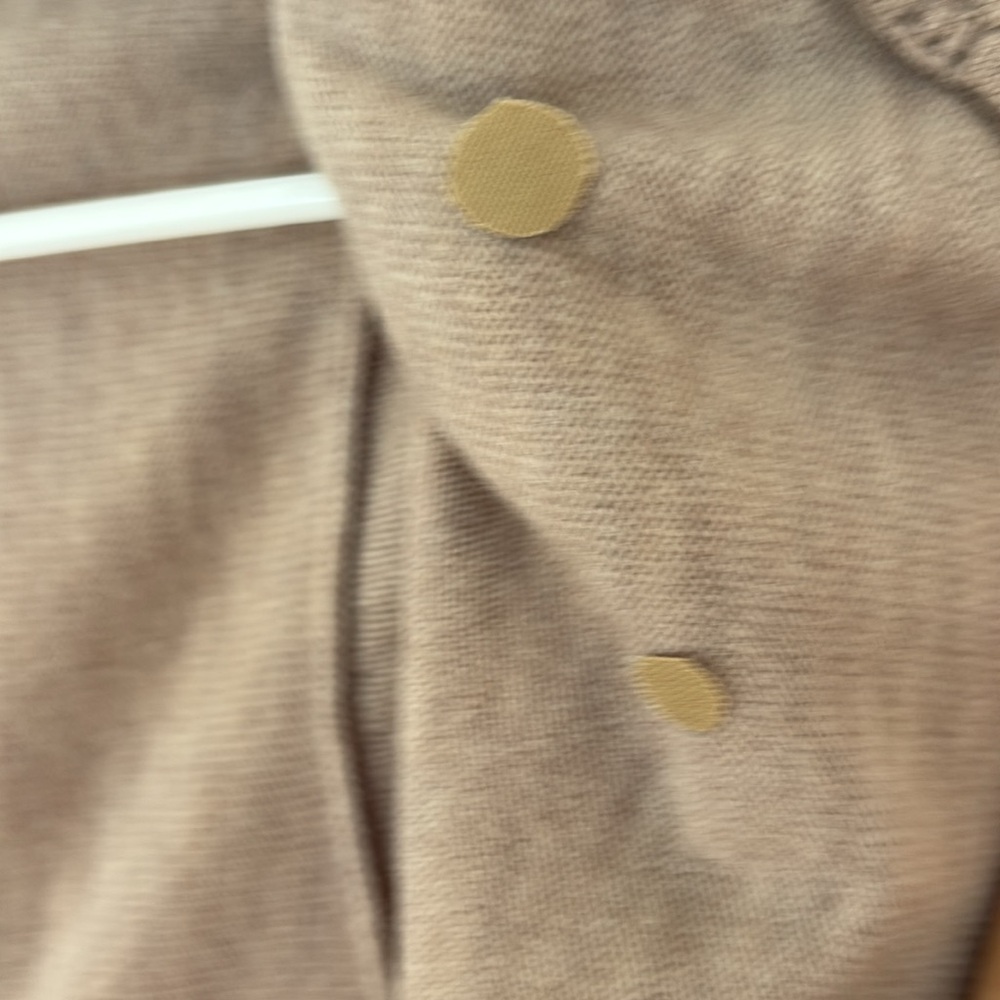 Anthropologie Ha’Penny Long Line Wool Shawl Cardigan Oatmeal XS see condition - Picture 8 of 8